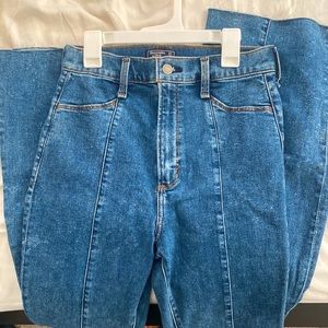 High Rise Abercrombie and Fitch Jeans Flare